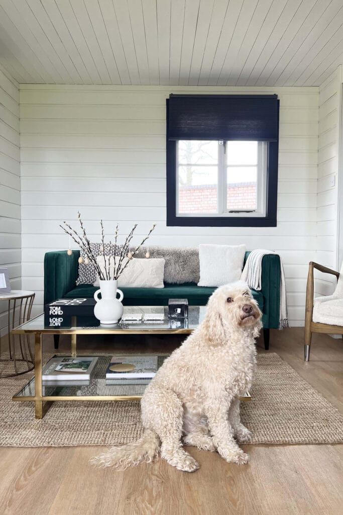Dog-friendly Airbnb Callow End Chalet, styled by Megan Ace near Worcester and Malvern