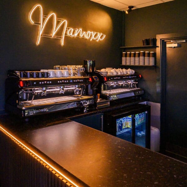 Mamoxx café interior design in Birmingham by Megan Ace