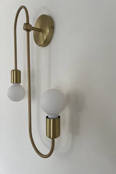 Feature lighting in residential project in Worcester by Megan Ace Interiors