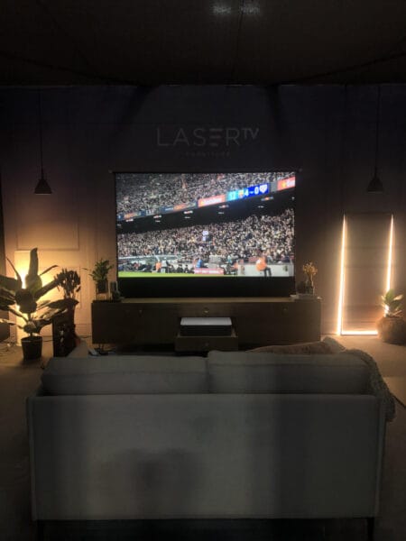 Megan Ace Interiors collaboration with LaserTV