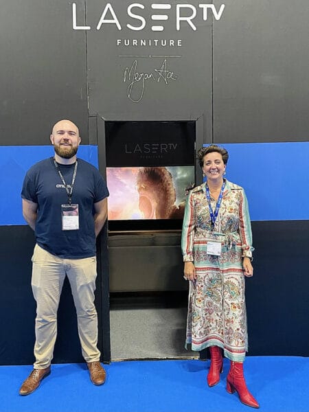 Megan Ace Interiors collaboration with LaserTV